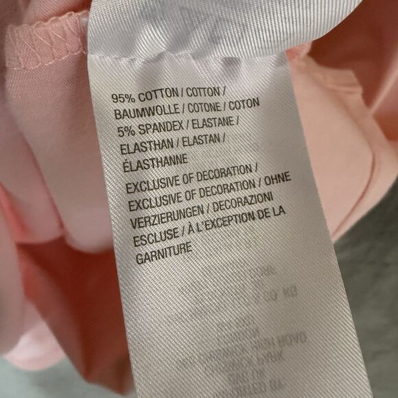 Quacker Factory Size 1X Pink Rhinestone Floral Short Sleeve Plus T-shirt Spring - Picture 9 of 9